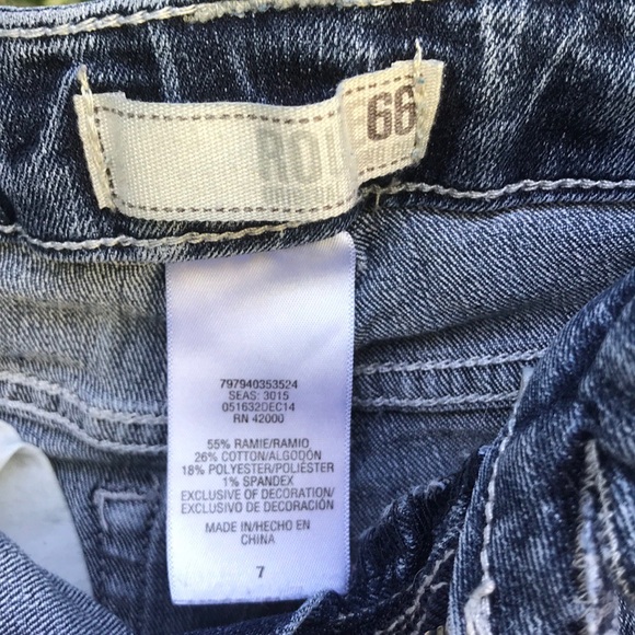 Route 66 Embroidered Jean Shorts Shopkins Tie Tee - Picture 5 of 16